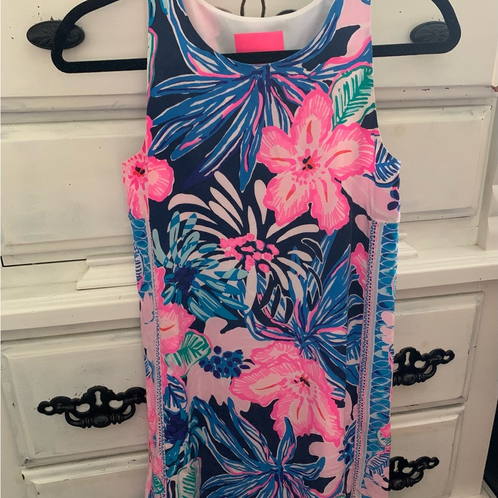 Lilly Pulitzer Pink and Blue floral Dress